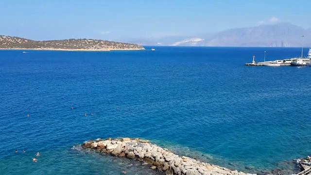 Пляж отеля Dessole Coral Hotel 3 * Крит Айос Николаос смотреть онлайн