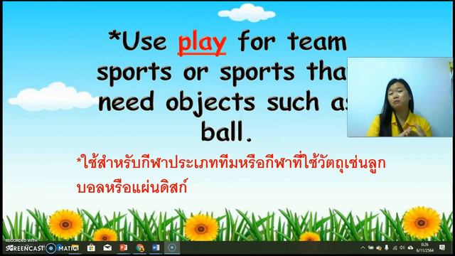 PRONOUNS+VERB PLAY,DO,GO (SPORTS) Example: I play football. смотреть онлайн