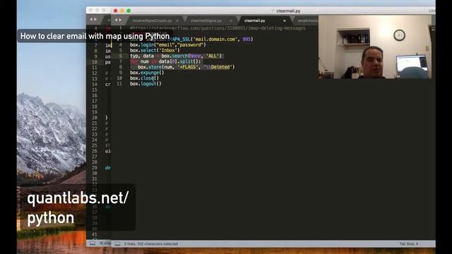 How to delete email with IMAP and Python смотреть онлайн