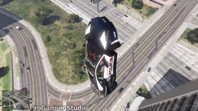Spiderman vs Longest Ramp in GTA 5 - Jumping from Highest in GTA 5 смотреть онлайн