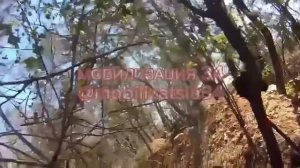 Штурм опорника ВСУ в районе Работино/Storming of the AFU position near Rabotino