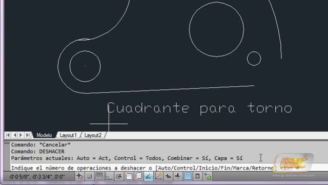 17.15-a Autocad 2013. Deshacer Cambios. смотреть онлайн