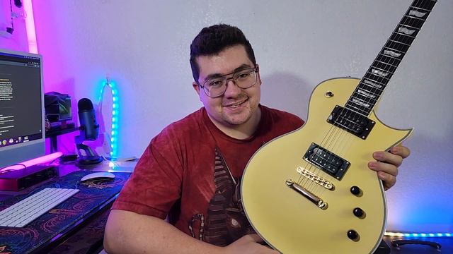 Did ESP LTD Just Release A Modern RANDY RHOADS Signature? | EC-1000T CTM Vintage Gold Satin Unboxin смотреть онлайн