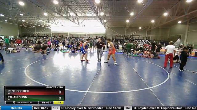 16U BOYS 220 Rene Bostick AZ Vs Ethan Dunn AZ смотреть онлайн