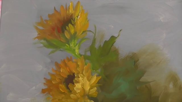 The Beauty of Oil Painting, Mini Delights Youtube Shows, Episode 3 " Sunflowers " смотреть онлайн