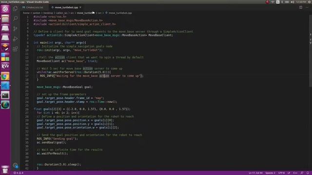 Path Planning ROS | Move Turtlebot to goal | Actionlib -CPP | Move Base | ROS Tutorial for Beginner смотреть онлайн