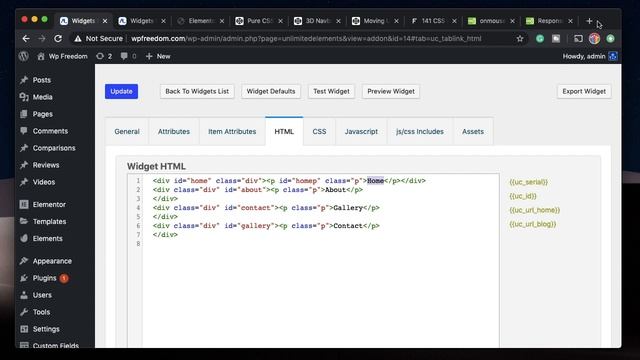 Elementor Pro Nav Menu widget - Unlimited elements custom Menus смотреть онлайн