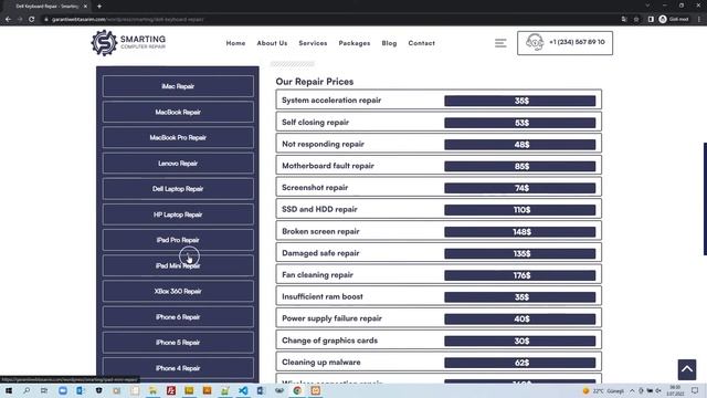 Smarting - Phone & Computer Repair WordPress Theme смотреть онлайн