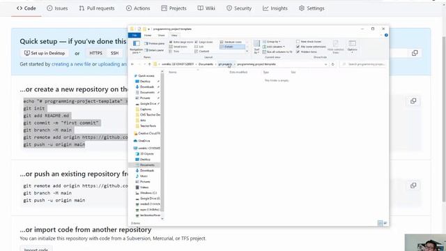 Creating Your First GitHub Repo and Signing in with a PAT смотреть онлайн