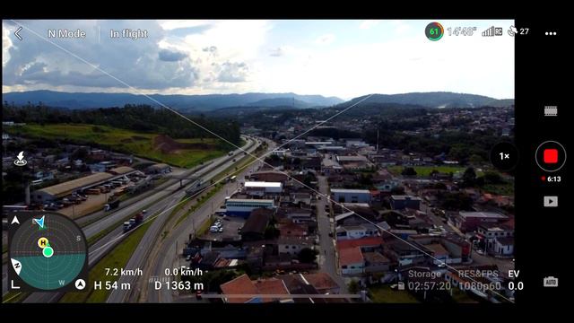 DRONE DJI MINI 2 TESTE DE TRANSMISSÃO APP DJI FLY 1 12 8 #voosedicas смотреть онлайн