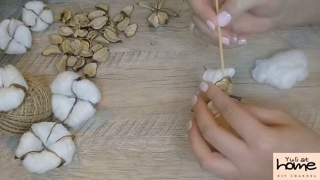 ХЛОПОК из сашЕ своими руками / COTTON / DIY Yuli At Home