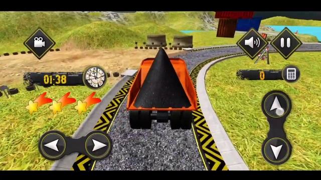 River Road Builder Bridge Construction // level 4 // Go To The Bridge And Unload The Concrete смотреть онлайн