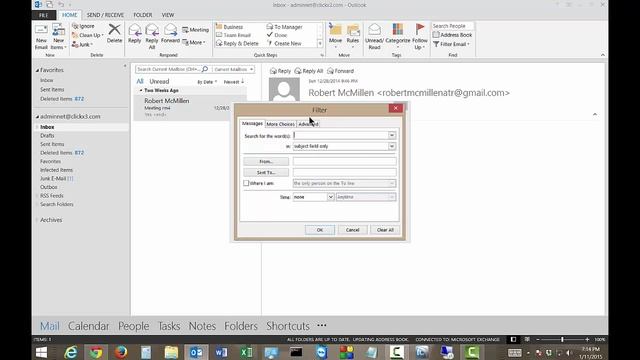 How to export Outlook 2013 mail to a PST file смотреть онлайн
