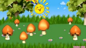 как весело как весело все выстроились в ряд весёлые грибочки