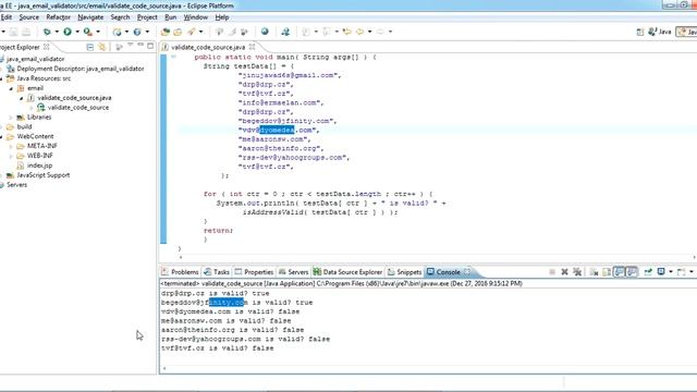 Check an email exist using JAVA- Java email verification and validation смотреть онлайн