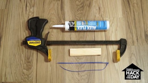Handyman Hack of the Day: Makeshift Caulk Gun