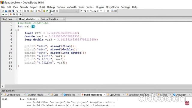 Fundamental Data Types − Float, Double & Long Double DCSPL PRODDATUR смотреть онлайн