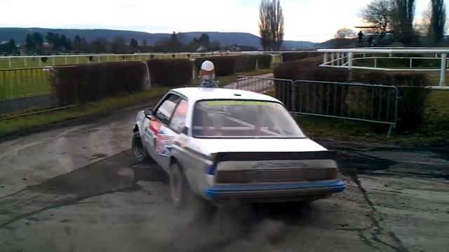 Petrasek / Kana Prazsky Rallysprint 2011 Opel Ascona B donuts for the crowd смотреть онлайн