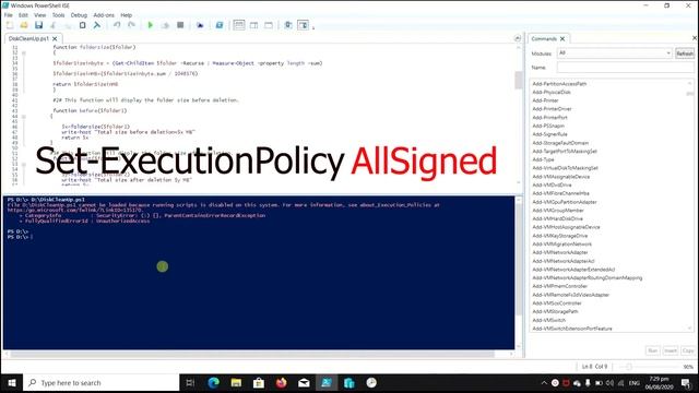 Fix "Running Scripts is Disabled on this System" Error on Powershell смотреть онлайн