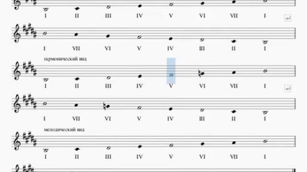 си мажор 3 вида