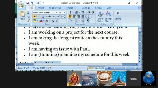 Present Continuous Verb Tense смотреть онлайн