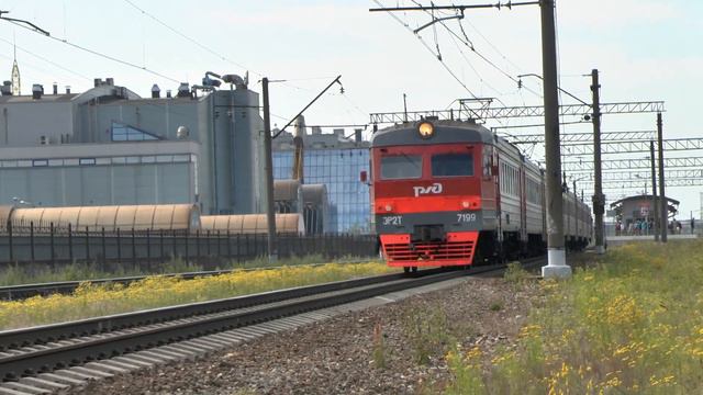 Электропоезд ЭР2т-7199 смотреть онлайн