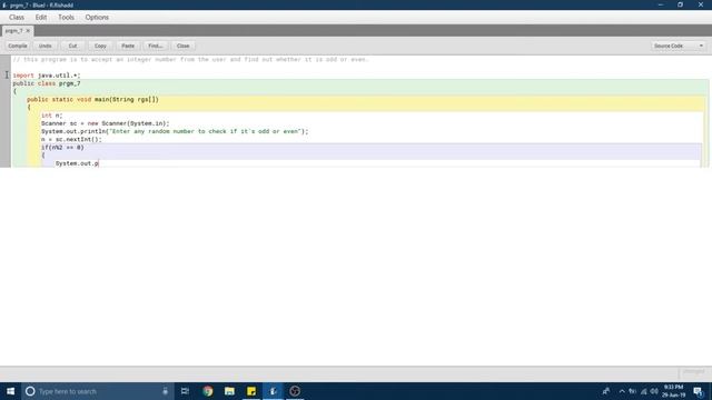 #7 JAVA PROGRAM to find out if the input number is odd or even смотреть онлайн