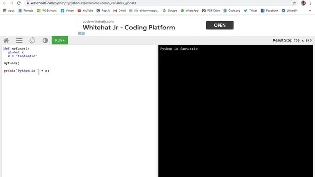 Global and Local Variable in Python смотреть онлайн