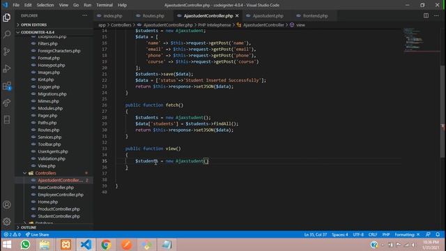 Ajax CRUD in Codeigniter 4 - Complete jQuery Ajax CRUD Crash Course in Codeigniter 4 смотреть онлайн