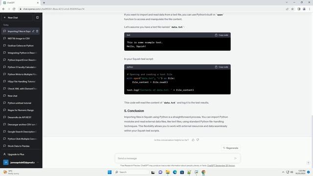 Importing file in Squish using python смотреть онлайн