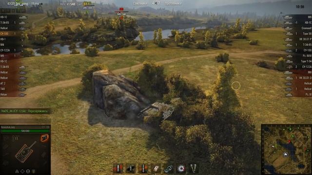 WOT: Malinovka - SU-100 - 6 frags - Top Gun смотреть онлайн