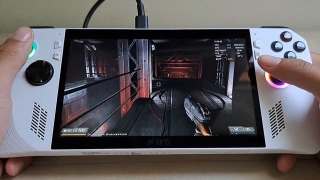 Asus ROG Ally / Doom 3 Gameplay