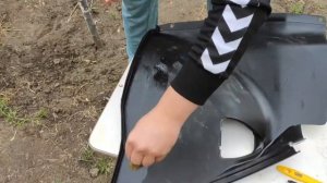 Обшивка багажника карпетом Ланос