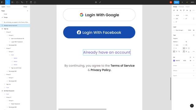 Day - 40 || Login / Sign Up Options UI design Part -2 in Figma || Daily UI Design Challenge смотреть онлайн