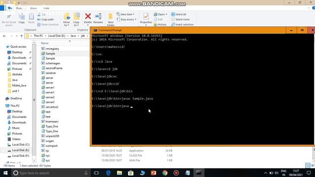 First Sample Program of Java, declaring Classes and Object смотреть онлайн