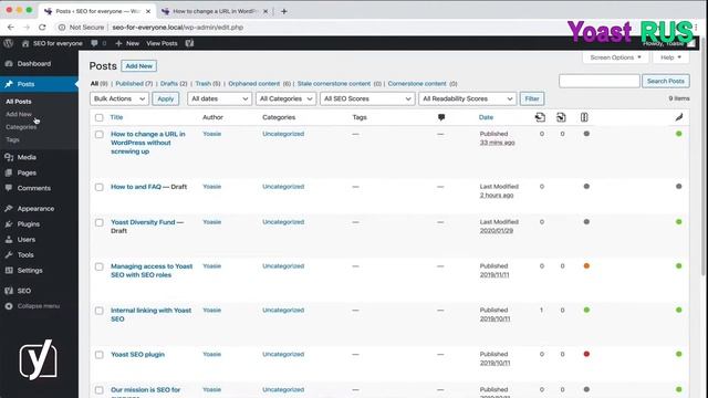 Как правильно изменить URL адрес страницы на сайте WordPress? смотреть онлайн