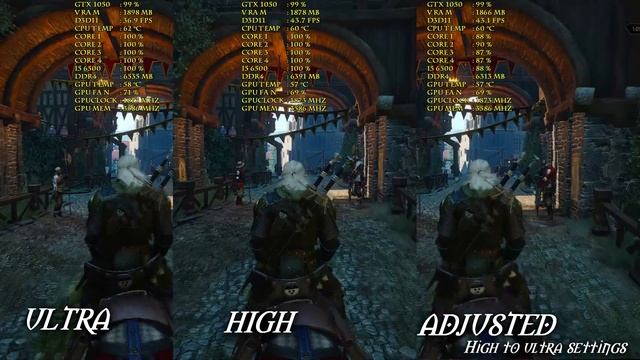 The Witcher 3 - Wild Hunt I5 6500/GTX 1050 "OC" (1080p) Performance Test смотреть онлайн