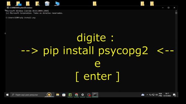 Resolvido pip install psycopg2 binary error windows | How to install psycopg2 with "pip" on Python? смотреть онлайн