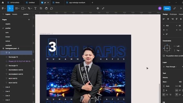 Inspirasi!! Membuat Poster Part 1 || Figma || TimeLapse || SpeedArt смотреть онлайн
