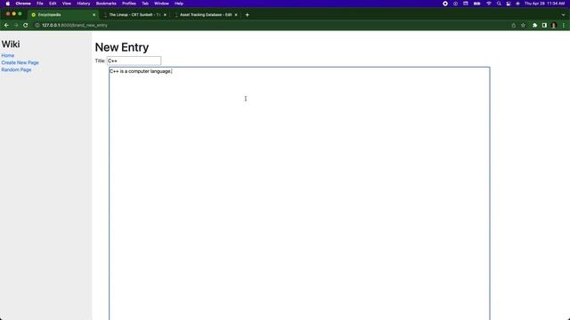 CS50 Web Programming with Python and JavaScript Project 1 Screencast смотреть онлайн