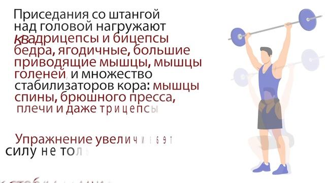 4.4 | Приседания со штангой над головой на силу и стабилизацию: техника, целевые мышцы | CAST-IRON смотреть онлайн