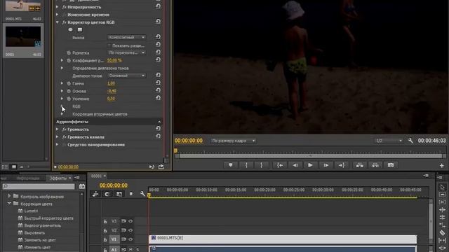 Из дня в ночь в Adobe Premiere Pro