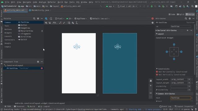 [Hindi] Constraint Layout in Android studio | Android App Development For Beginners (2020 Edition). смотреть онлайн