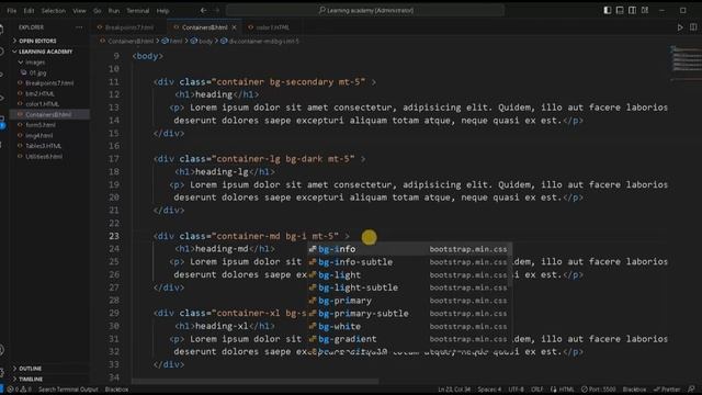 #10 Bootstrap Containers смотреть онлайн