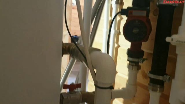 Инженерные системы в доме с тепловым насосом Москва. Март 2022.