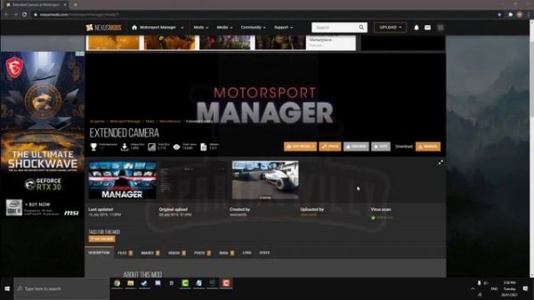 Motorsport Manager - How To Install The Extended Camera Mod
