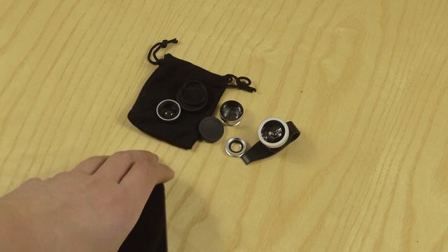 Обзор набора объективов 4 в 1 на клипсе для iPhone 4/5/6 смотреть онлайн