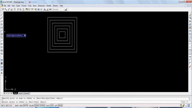 How to Use Offset Command In Autocad 2007 in Hindi, Autodesk смотреть онлайн