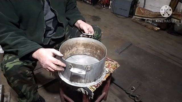 Кастрюля. Прогорело дно. Ремонт