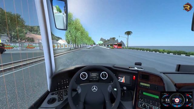 Map SuJaLi (Sumatra Jawa Bali) ETS2 1.41| Drive Mercedes Benz Travego смотреть онлайн